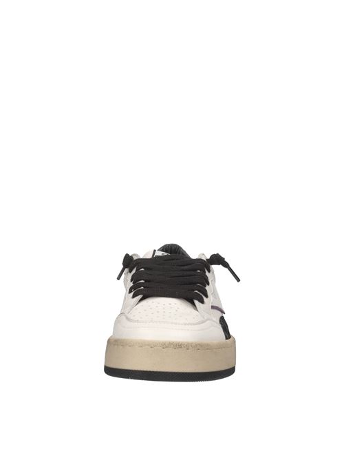 Sneakers in pelle 4B12 | PLAYNEWSKY-D231BIANCO-VIOLA