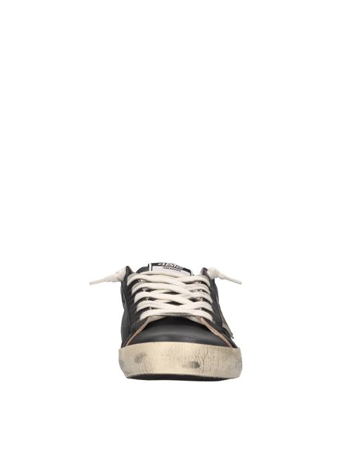 Sneakers in pelle 4B12 | SUPRIME-D324NERO-PLATINO