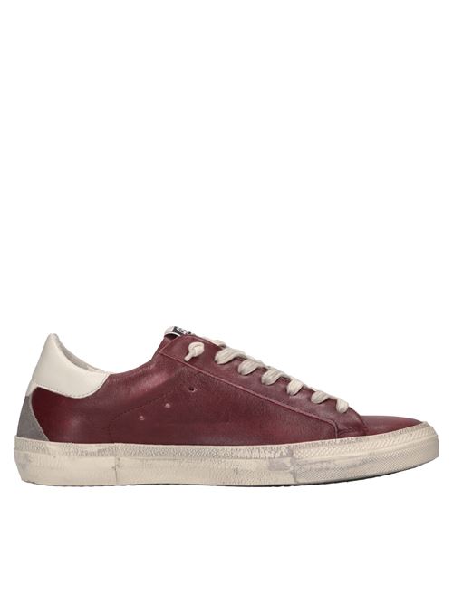 Sneakers in pelle 4B12 | SUPRIME-U212WINE-BIANCO
