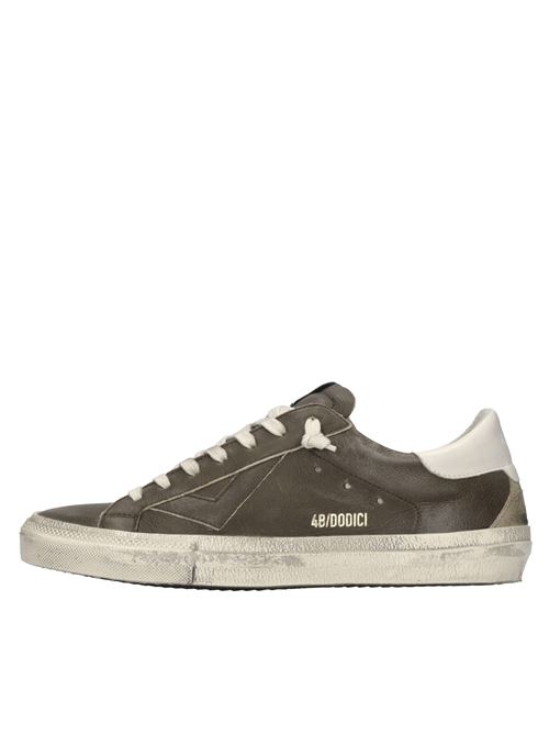 Sneakers in pelle 4B12 | SUPRIME-U213IRON-BEIGE