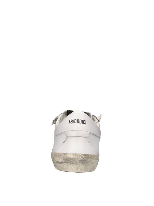 Sneakers in pelle 4B12 | SUPRIME-U214BIANCO