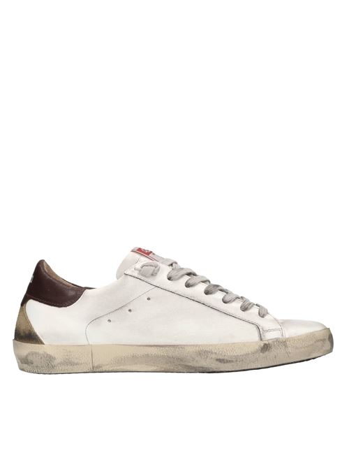 Sneakers in pelle 4B12 | SUPRIME-U216BIANCO-ROSSO-MARRONE