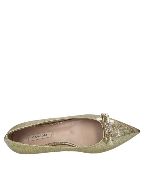 Ballerine Splendida in tessuto microglitter laccato CASADEI | 1A277Y0101PLATINO