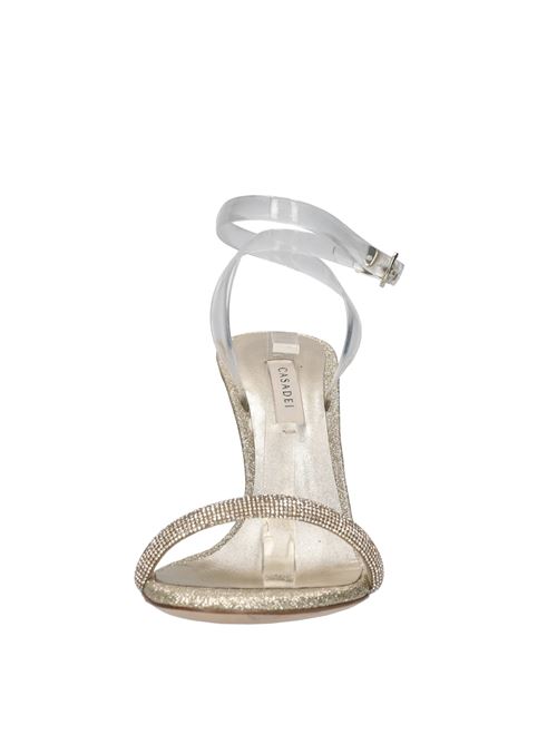 Sandali Blade Hollywood in tessuto microglitter,strass e Pvc CASADEI | 1L062V100MT0393B104IIORO