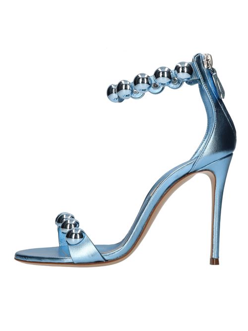 Sandali in pelle con borchie CASADEI | 1L257X1001CIELO