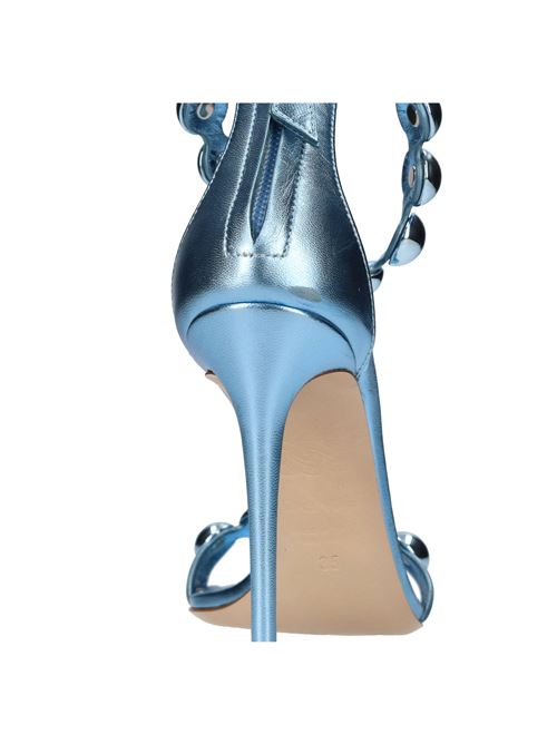 Sandali in pelle con borchie CASADEI | 1L257X1001CIELO