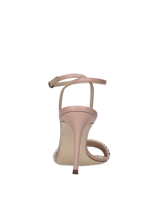 Sandali Minorca in pelle con profilo di strass CASADEI | 1L272Y0801ROSE