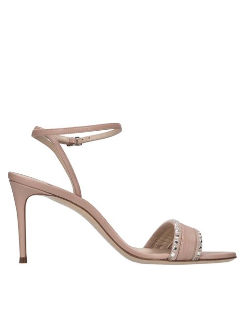 Sandali Minorca in pelle con profilo di strass CASADEI | 1L272Y0801ROSE