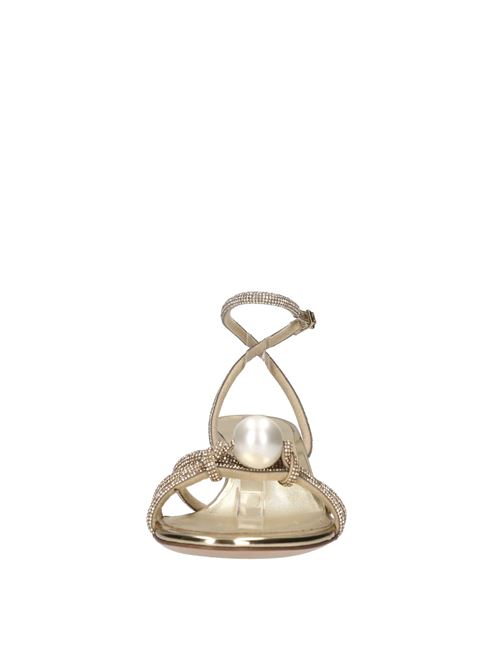 Sandali Labuan in tessuto specchiato CASADEI | 1L326J0501PLATINO