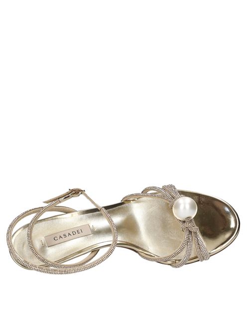 Sandali Labuan in tessuto specchiato CASADEI | 1L326J0501PLATINO