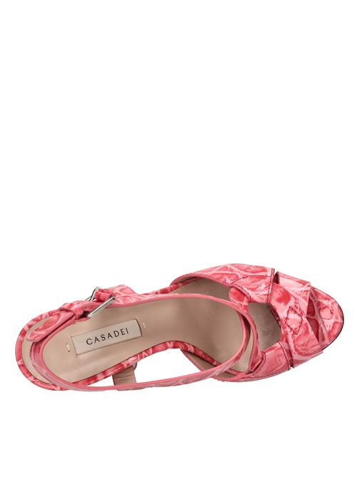 Sandali Flora Jurassic in pelle stampa cocco CASADEI | 1L333J1401CORALLO