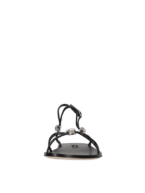 Sandali flat Ipanema in ecopelle CASADEI | 1L349J0101NERO