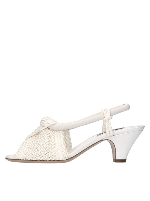 Sandali Hanoi in pelle e corda CASADEI | 1L359J0501BIANCO