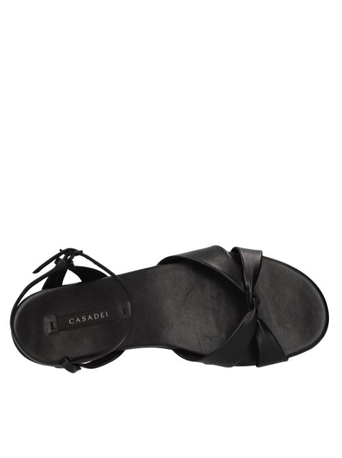 Sandali flat Minorca in pelle CASADEI | 1L384J0101NERO