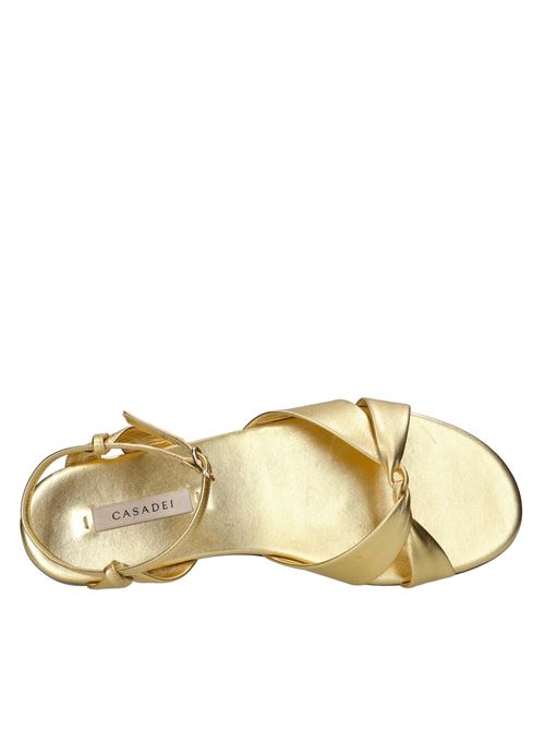 Sandali flat Flash in pelle CASADEI | 1L384J0101ORO