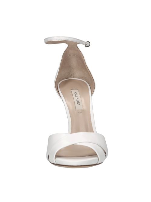 Sandali Blade Criss Cross in pelle CASADEI | 1L556P120MAMINOBIANCO