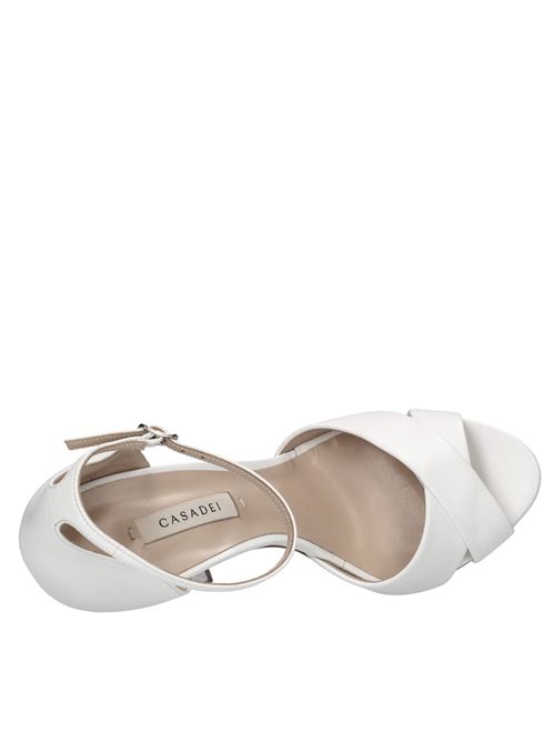 Sandali Blade Criss Cross in pelle CASADEI | 1L556P120MAMINOBIANCO