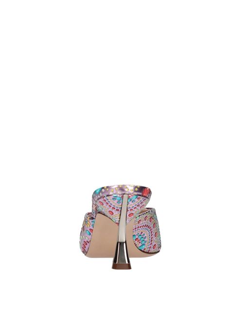 Mules K-Blade Nuggets in tessuto specchiato CASADEI | 1M430J060MBABY-MULTICOLOR
