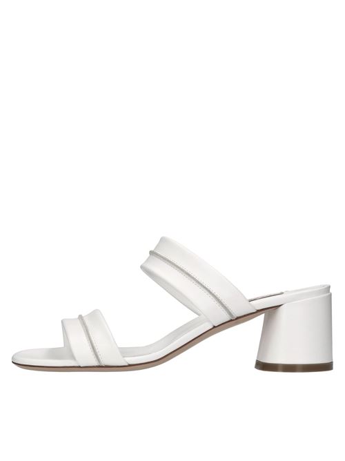 Mules Cleo Florence in pelle CASADEI | 1M456J0501BIANCO