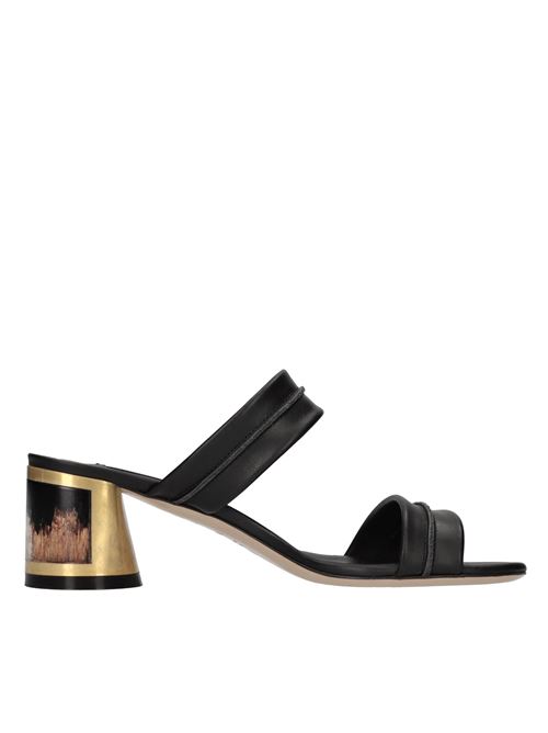Mules Cleo in pelle CASADEI | 1M457J0501NERO