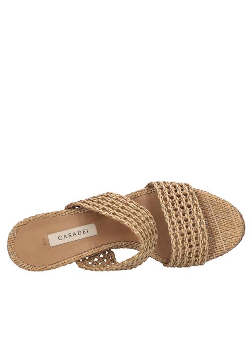 Mules Goldeneye in pelle CASADEI | 1M468J1201NATURALE