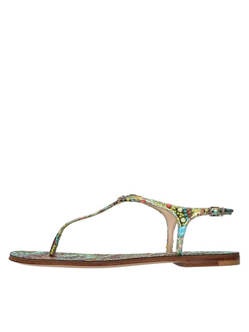 Sandali flat Nuggets in ecopelle CASADEI | 1N233J0101LATTEMENTA