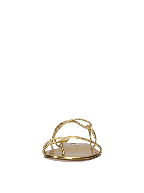 Sandali flat Ipanema Interstellar in ecopelle e tessuto specchiato CASADEI | 1N240J0101ORO