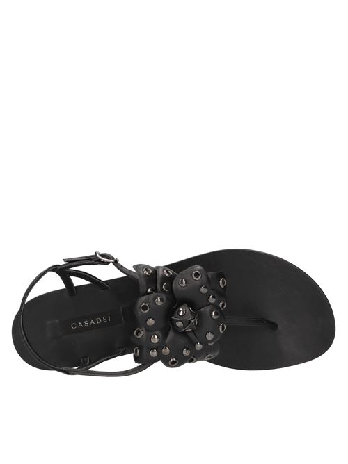 Sandali flat Florence in pelle CASADEI | 1N246J0101NERO