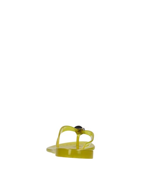 Sandali flat Jelly in PVC e Swarovski CASADEI | 2Y000D010.BEAC805GIALLO