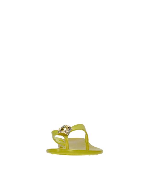 Sandali flat Jelly in PVC e Swarovski CASADEI | 2Y000D010.BEAC805GIALLO