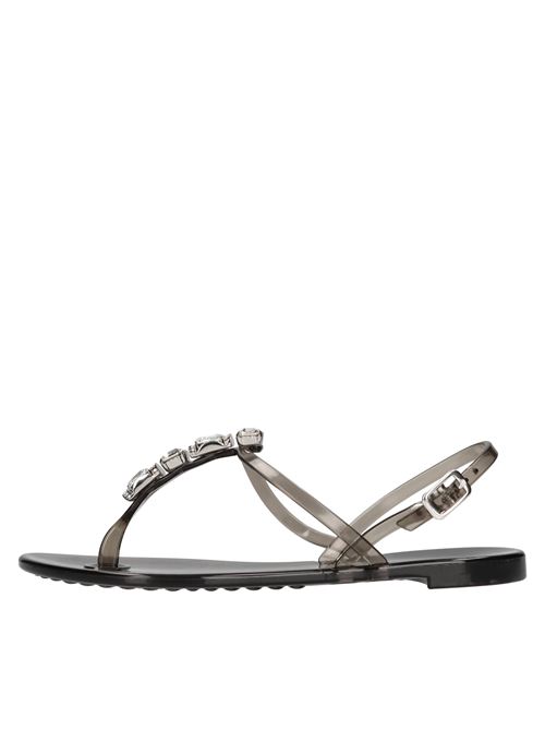 Sandali flat Jelly in PVC  e Swarovski CASADEI | 2Y010D0101BEACHANERO