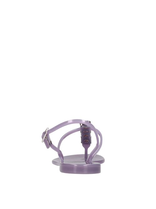 Sandali flat Jelly in PVC e Swarovski. CASADEI | 2Y010D0101BEACHLILLA