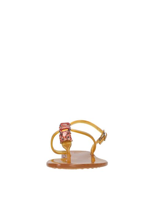 Sandali flat Jelly in PVC  e Swarovski CASADEI | 2Y010D010.BEACMIELE