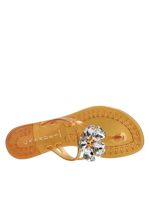 Sandali flat Jelly in PVC e Swarovski CASADEI | 2Y240U0101BEMFWMIELE