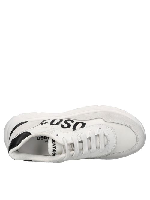 Sneakers in pelle e tessuto DSQUARED2 | 77730BIANCO-NERO