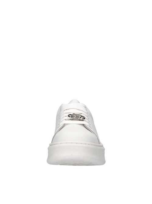 Sneakers in pelle ed ecopelle GAELLE | GACAW01302BIANCO-ARGENTO