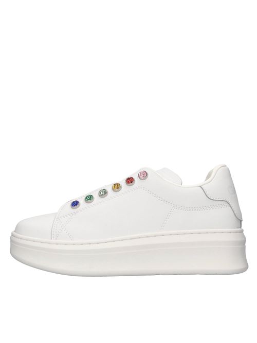 Sneakers Addict In Action in pelle GAELLE | GACAW01304BIANCO-MULTICOLOR