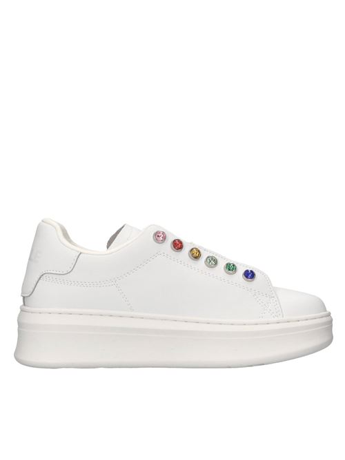 Sneakers Addict In Action in pelle GAELLE | GACAW01304BIANCO-MULTICOLOR