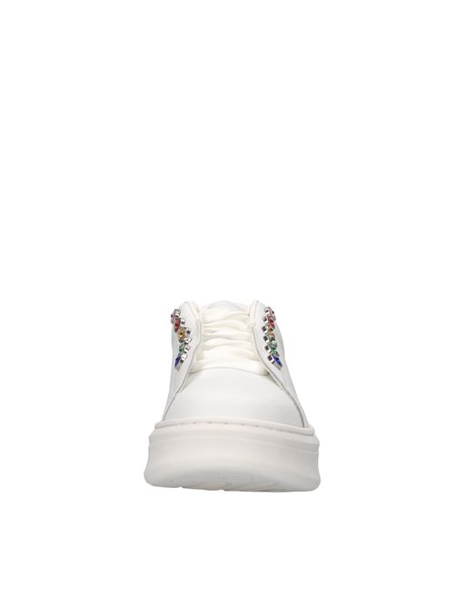 Sneakers Addict In Action in pelle GAELLE | GACAW01304BIANCO-MULTICOLOR