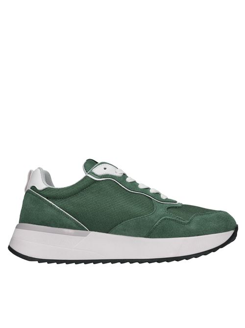 Sneakers in camoscio e tessuto GUARDIANI | AGM451103VERDE