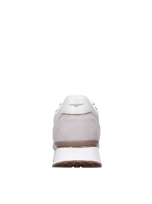Sneakers in pelle GUARDIANI | AGM451400BIANCO-GRIGIO