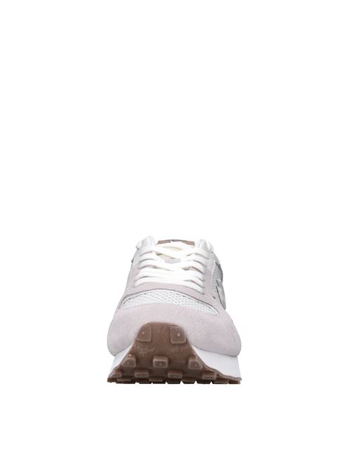 Sneakers in pelle GUARDIANI | AGM451400BIANCO-GRIGIO