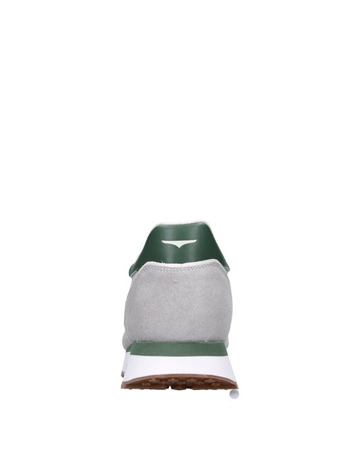 Sneakers in camoscio e tessuto GUARDIANI | AGM451502BEIGE-GRIGIO-VERDE