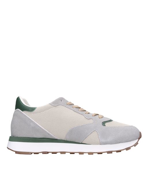 Sneakers in camoscio e tessuto GUARDIANI | AGM451502BEIGE-GRIGIO-VERDE