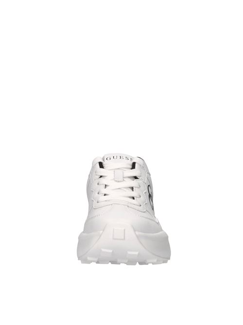 Sneakers in ecopelle GUESS | FLPLUCELE12BIANCO-NERO