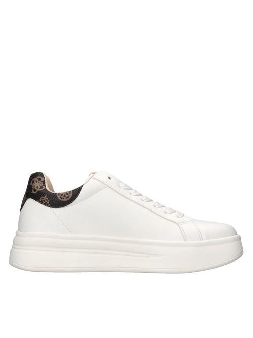 Sneakers in pelle ed ecopelle GUESS | FLPWINFAL12BIANCO-MARRONE