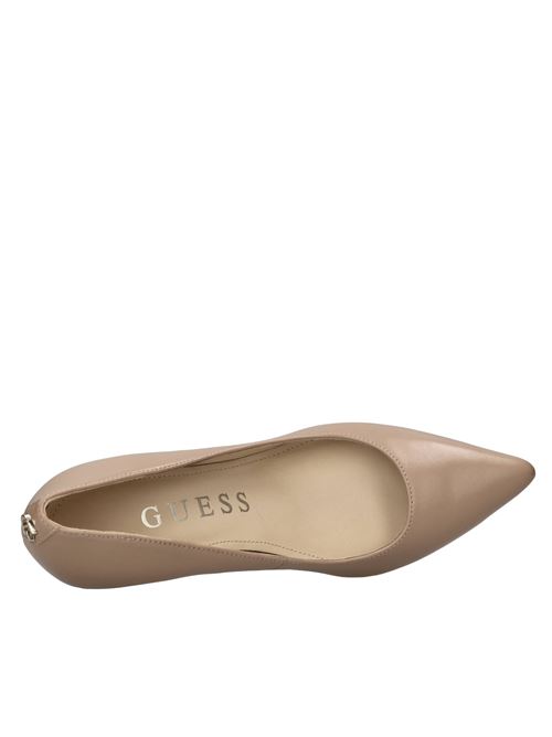 Décolléte in pelle GUESS | FLTDABLEA08BEIGE