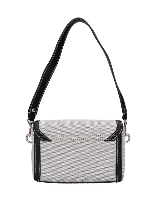 Borsa in tessuto ed ecopelle GUESS | HWAG952419NATURALE-NERO