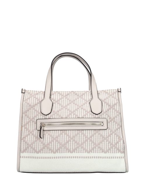 Borsa in ecopelle e tessuto GUESS | HWCG8665220PIETRA