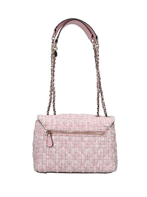 Borsa in ecopelle e tessuto GUESS | HWPP874820PEONIA